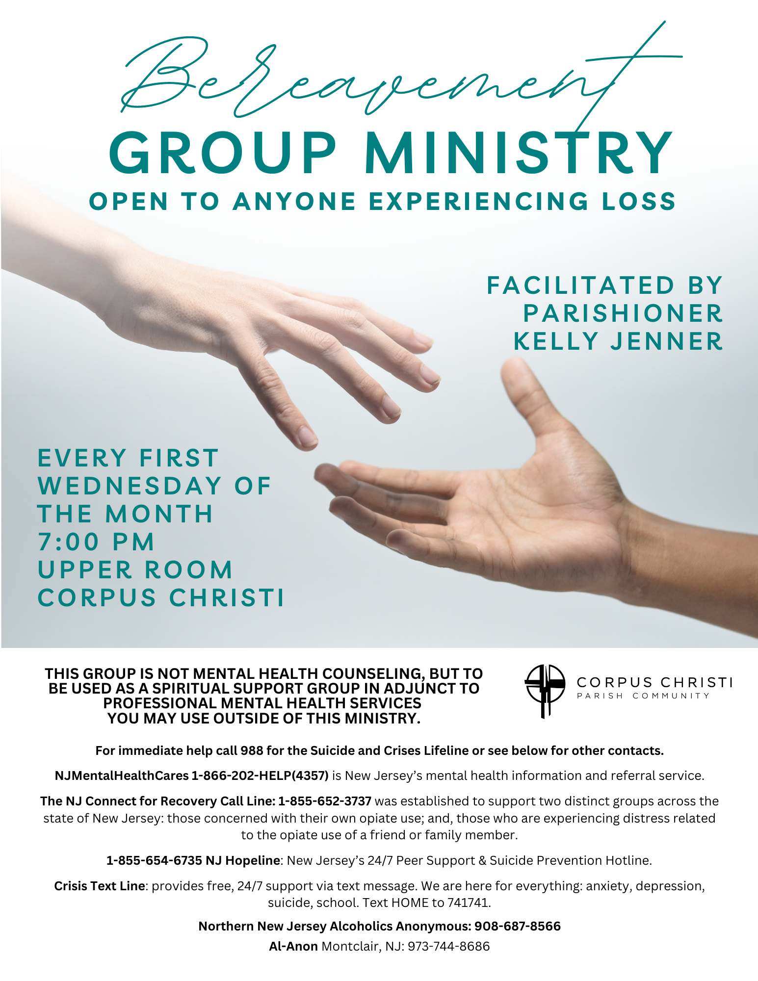 Bereavement Corpus Christi, Chatham Township Chatham Township, NJ